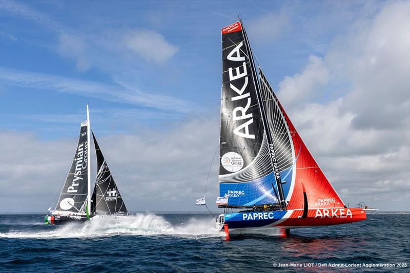 Paprec Arkéa - Transat Jacques Vabre 2023 photo copyright Jean-Marie Liot / Défi Azimut taken at  and featuring the IMOCA class