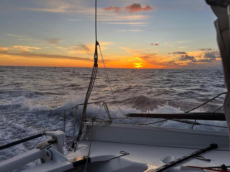 For The Planet skipper Sam Goodchild, during the Retour à La Base photo copyright For The Planet taken at  and featuring the IMOCA class