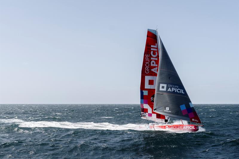 Groupe APICIL photo copyright Eloi Stichelbaut / polaRYSE / IMOCA taken at  and featuring the IMOCA class