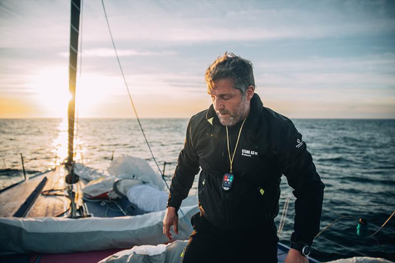Éric Bellion photo copyright Ewen Carbonnier taken at  and featuring the IMOCA class