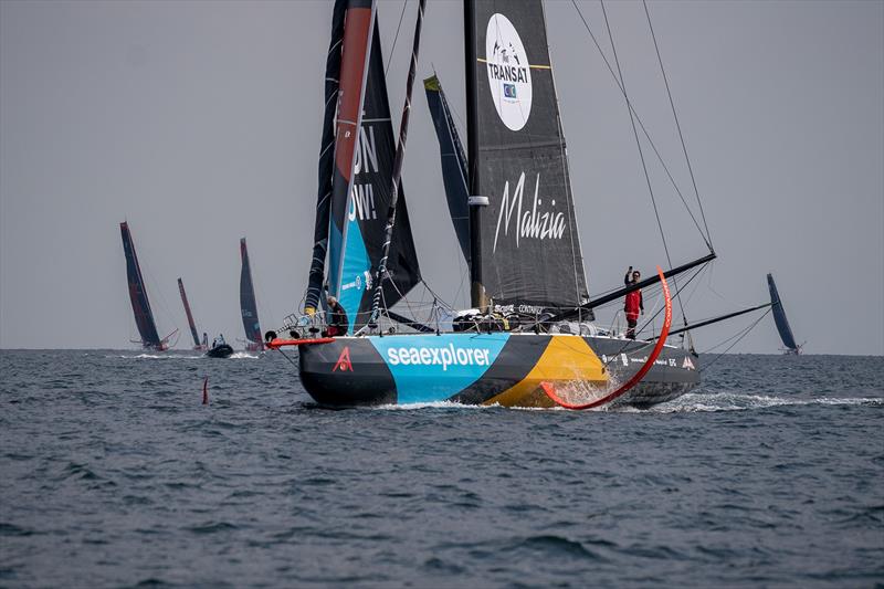 Malizia - Seaexplorer was the winning IMOCA of the Transat CIC parade around the Île de Groix this Tuesday - photo © Marie Lefloch / Team Malizia