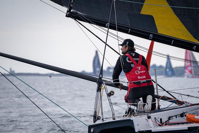 Boris Herrmann and his crew won the Île de Groix show race in 2 hours and 15 minutes last Tuesday - photo © Marie Lefloch / Team Malizia