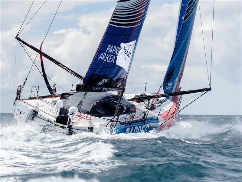 Paprec Arkéa during the Transat CIC photo copyright Yann Riou / polaRYSE / IMOCA taken at  and featuring the IMOCA class