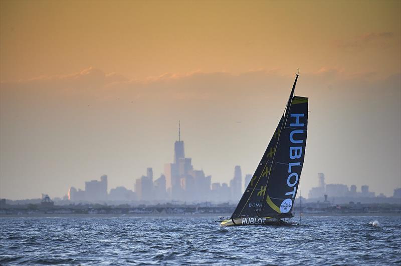 IMOCA Hublot arrives in New York in the 2024 The Transat CIC photo copyright Alexis Courcoux / OC Sport Pen Duick taken at  and featuring the IMOCA class