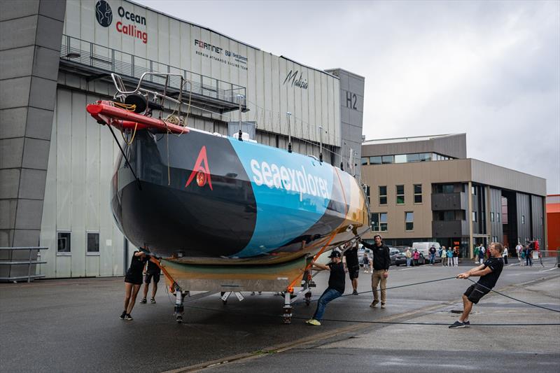Launch day for Malizia - Seaexplorer - photo © Marie Lefloch / Team Malizia
