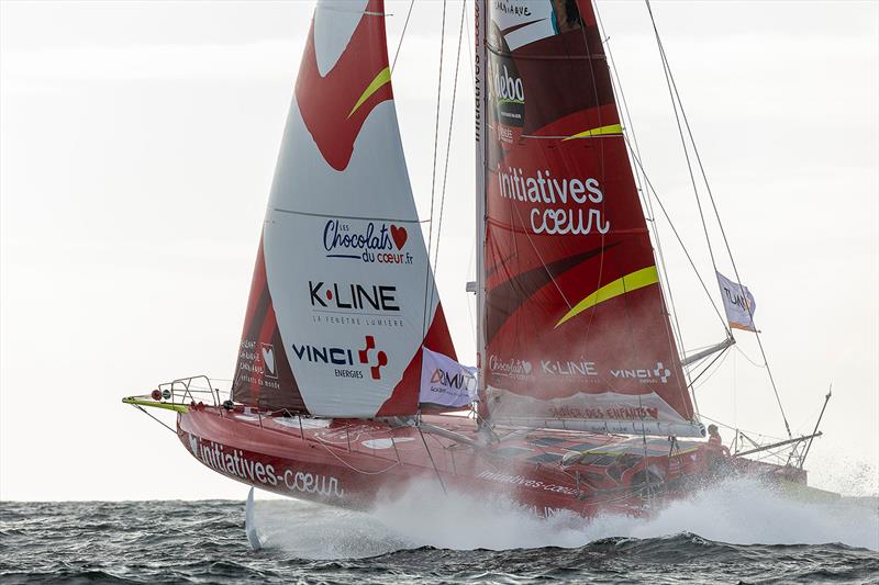 Initiatives-Coeur (Sam Davies (GBR)  - IMOCA - Lorient - September 11, 2024 photo copyright Jean-Marie Liot taken at Yacht Club de France and featuring the IMOCA class