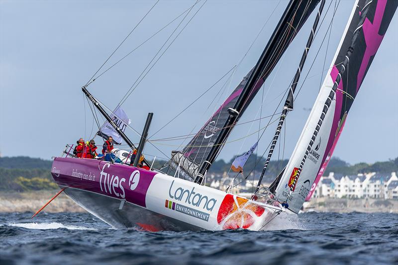 Fives Group-Lantana Environment - daggerboards - IMOCA60 - Lorient - September 11, 2024 photo copyright Jean-Marie Liot taken at Yacht Club de France and featuring the IMOCA class