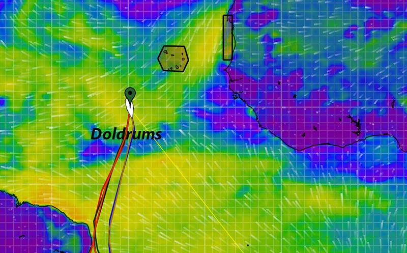 Approximate location of Doldrums - Vendée Globe -  November 19, 2024 photo copyright Predictwind taken at Royal New Zealand Yacht Squadron and featuring the IMOCA class
