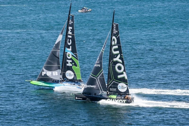 The Ocean Race 2022-23 - 24 February 2023 In-Port race in Cape Town. Team Holcim - PRB and GUYOT environnement - Team Europe - photo © Sailing Energy / The Ocean Race