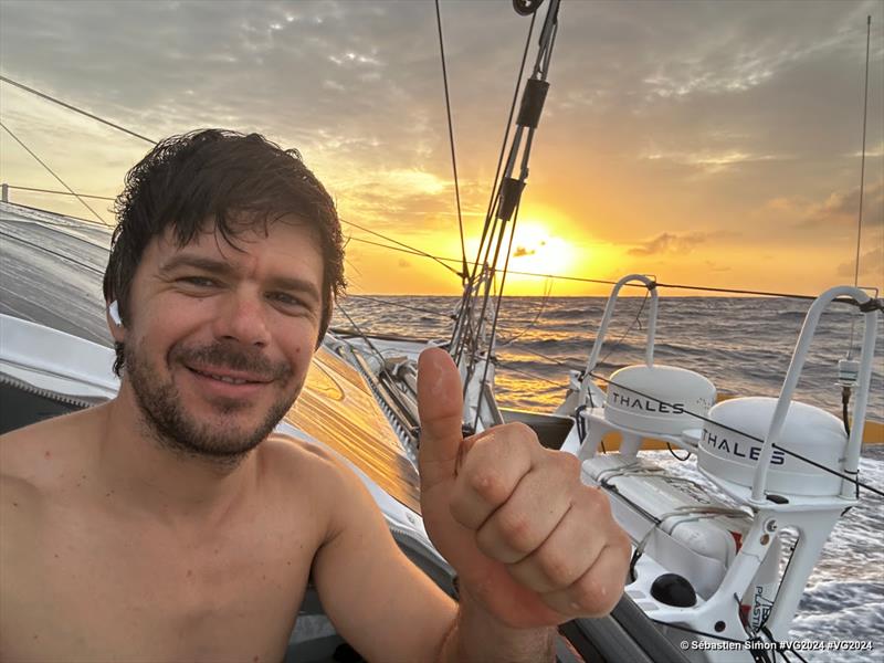 Sebastien Simon (Groupe Dubreuil) - Vendée Globe photo copyright Sebastien Simon #VG2024 taken at  and featuring the IMOCA class