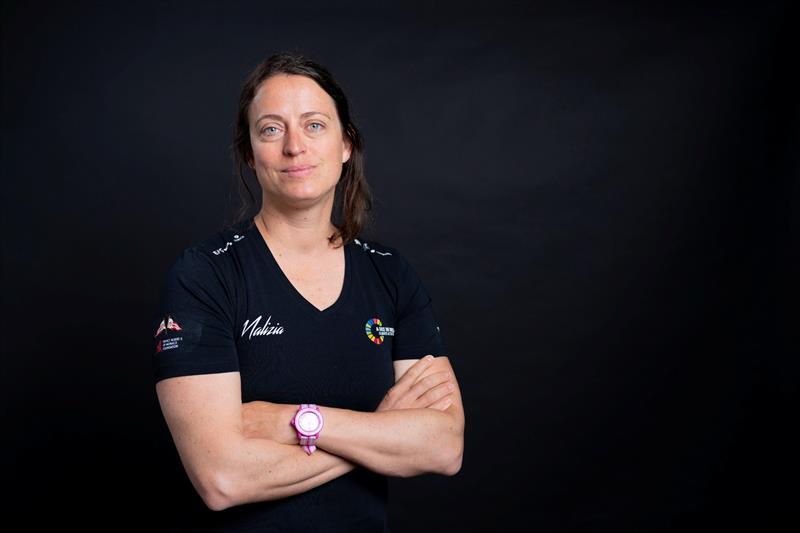 Justine Mettraux (SUI), Team Malizia's co-skipper for The Ocean Race Europe 2025 - photo © Eloi Stichelbaut / polaRYSE / Team Malizia