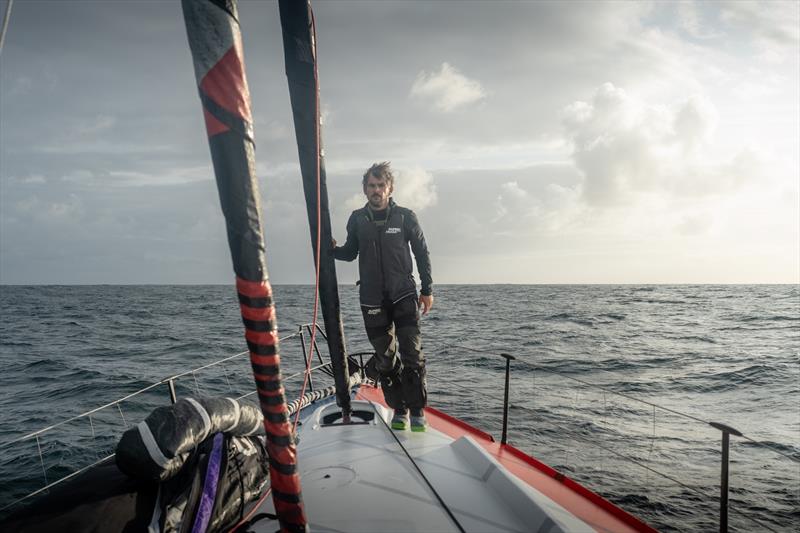 Gautier Levisse training onboard Parec Arkéa - photo © Marin LE ROUX / polaRYSE