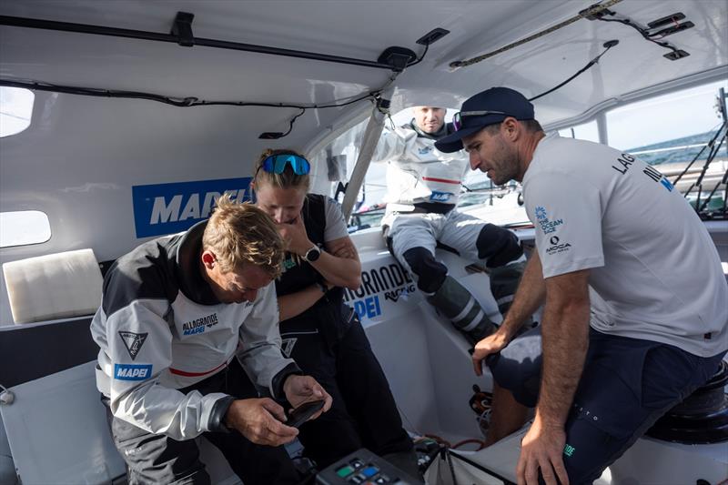 The Ocean Race Europe 2025 Leg 1 - photo © Pierre Bouras / Team Allagrande Mapei Racing / The Ocean Race 