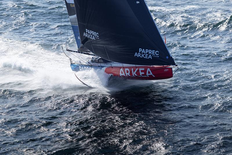Team Paprec Arkea, skippered by Yoann Richomme at the start of The Ocean Race Europe in Kiel, Germany - photo © Lloyd Images / The Ocean Race Europe 2025