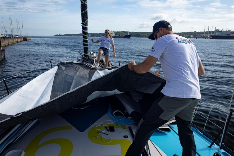 Allagrande Mapei Racing team - The Ocean Race Europe in Kiel, Germany - photo © Pierre Bouras