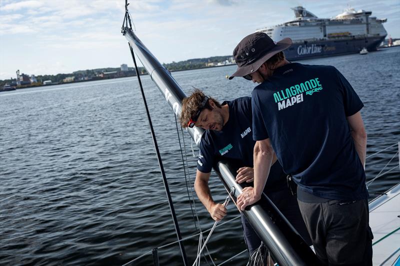 Allagrande Mapei Racing team - The Ocean Race Europe in Kiel, Germany - photo © Pierre Bouras
