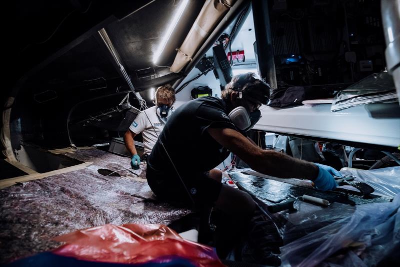 Allagrande Mapei Racing - The Ocean Race Europe Leg 1 Day 4 - photo © Pierre Bouras / Allagrande Mapei Racing /The Ocean Race