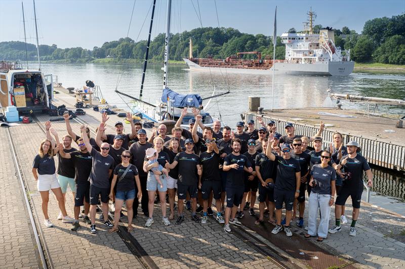 Holcim-PRB ready to set sail again for The Ocean Race Europe after completing repairs in Kiel, Germany - photo © Eloi Stichelbaut - polaRYSE