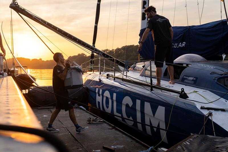 Holcim-PRB ready to set sail again for The Ocean Race Europe after completing repairs in Kiel, Germany - photo © Eloi Stichelbaut - polaRYSE