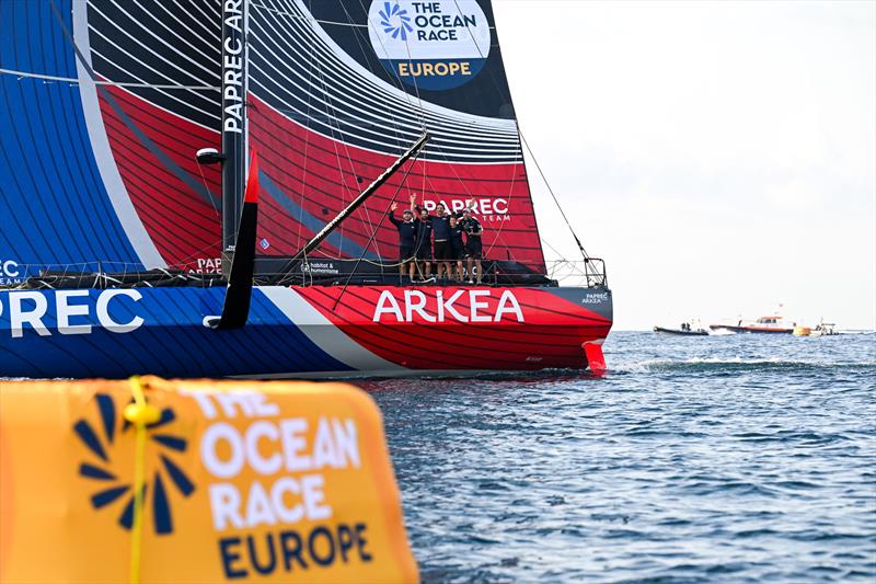 Papred Arkéa finish third in Leg 2 of The Ocean Race Europe - photo © Vincent Curutchet / The Ocean Race Europe 2025