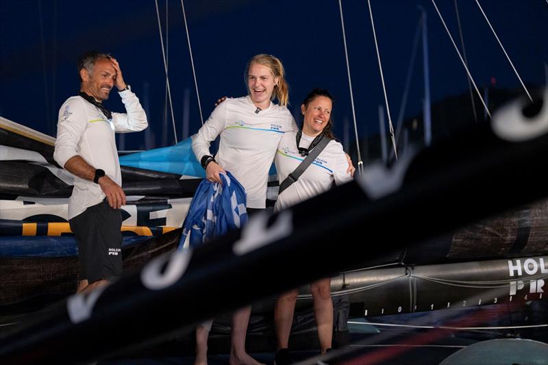 The Ocean Race Europe Leg 2 - Holcim-PRB, second boat to cross the finish line in Cartagena - photo © Eloi Stichelbaut / polaRYSE / Holcim-PRB