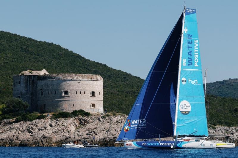 Team Canada Ocean Racing - Be Water Positive, led by Pipe Hare, 6th of Leg 5 during The Ocean Race Europe in Boka Bay, Montenegro on September 16 photo copyright Lloyd Images / The Ocean Race Europe 2025 taken at  and featuring the IMOCA class