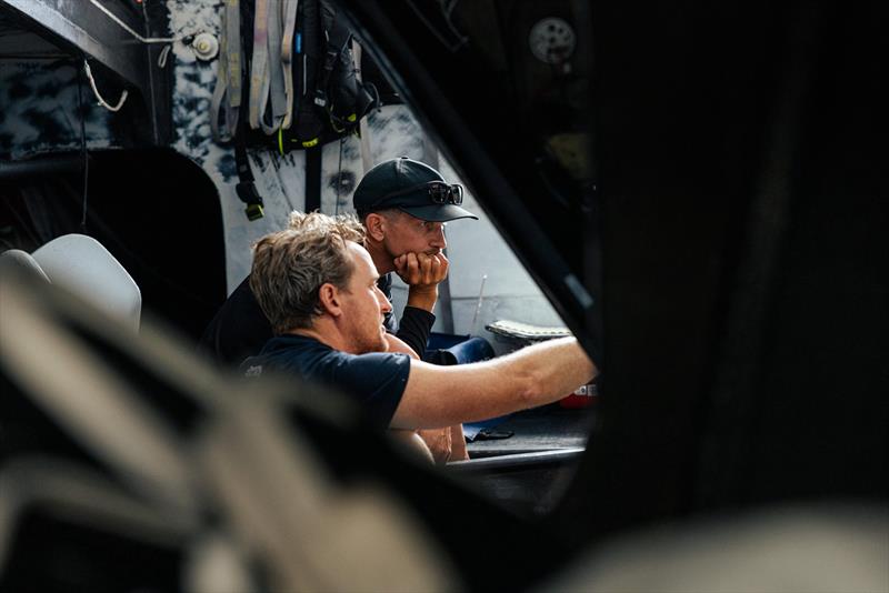 Conrad Colman and Mathieu Blanchard - MSIG Europe - Aotearoa Ocean Racing - pre-race - Transat Café L'OR 2025 - October 2025 - photo © Aotearoa Ocean Racing
