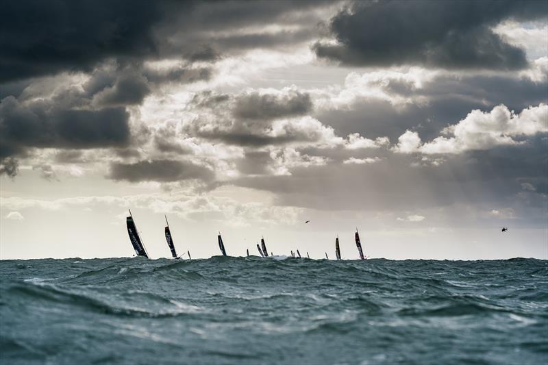 Transat Café L'or Le Havre Normandie 2025 Start - photo © Marin Leroux | polaRYSE | 11th Hour Racing