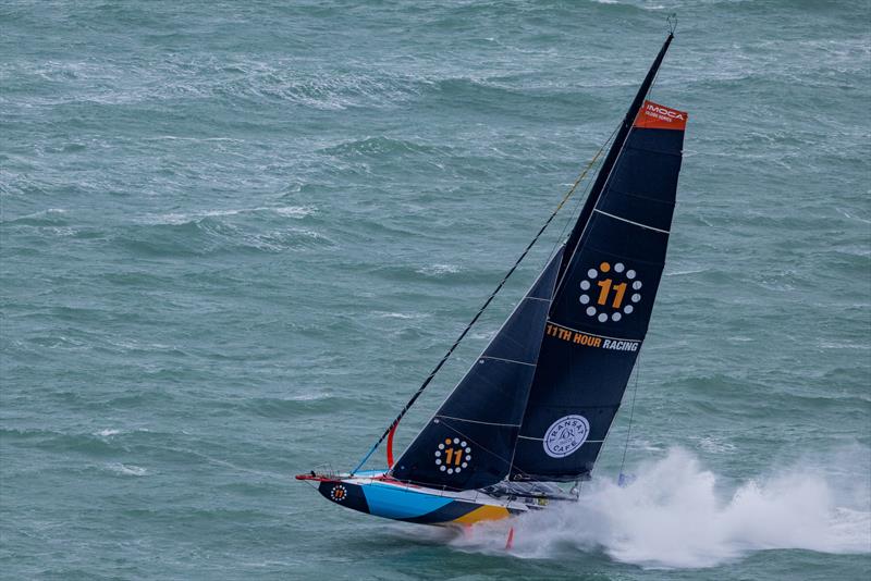 Transat Café L'or Le Havre Normandie 2025 Start - photo © Thomas Deregnieaux, Qaptur I 11th Hour Racing