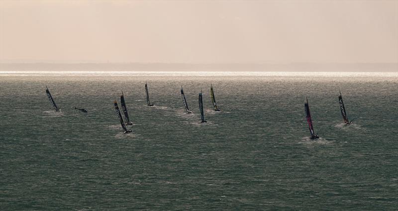 Transat Café L'or Le Havre Normandie 2025 Start photo copyright Vincent Curutchet / Alea taken at  and featuring the IMOCA class