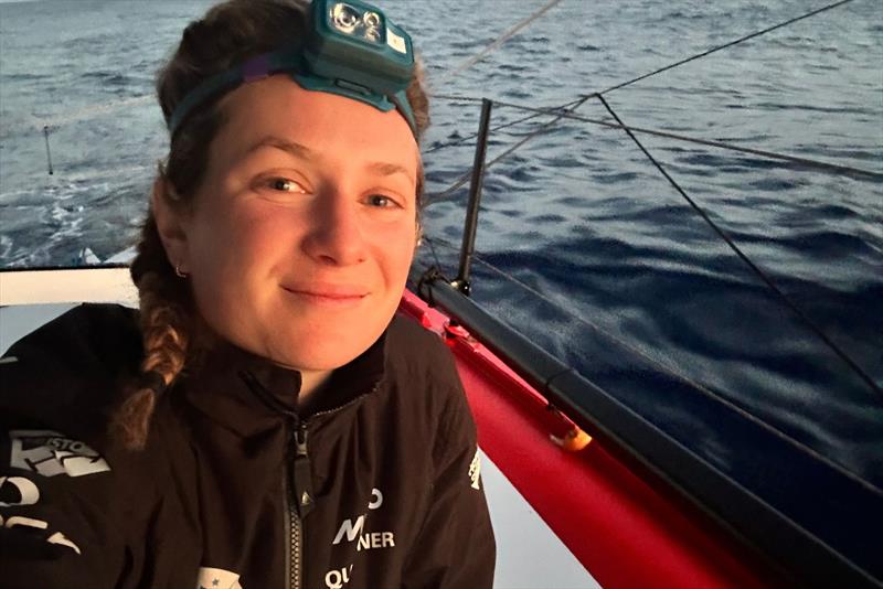 Elodie Bonafous in the Transat Café L'OR - photo © Association Petits Princes - Queguiner