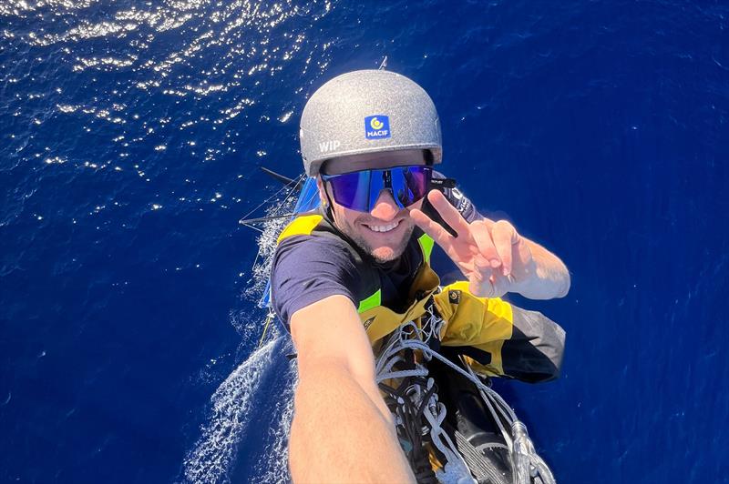Sam Goodchild in the Transat Café L'OR - photo © MACIF Santé Prévoyance