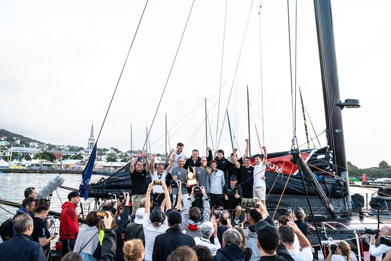 Jérémie Beyou and Morgan Lagravière on Charal 2 win the IMOCA division of the Transat Café L'OR 2025 - photo © polaRYSE / Charal