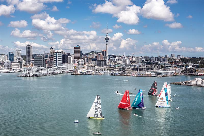 Auckland Stopover. The New Zealand Herald In-Port Practice Race. 09 March, 2018 - photo © Ainhoa Sanchez / Volvo AB
