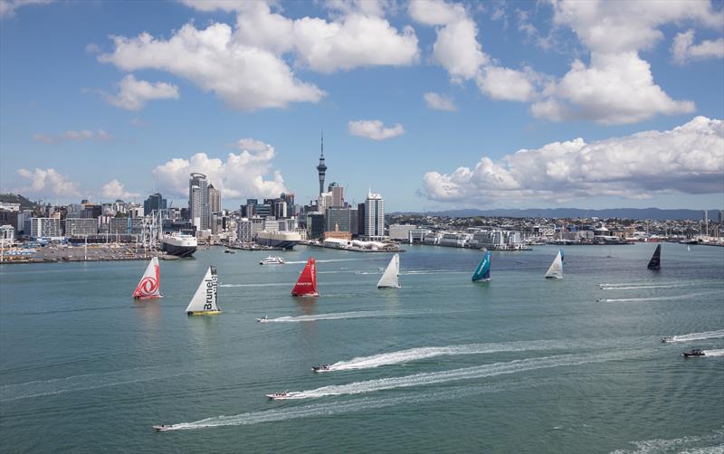 Auckland Stopover. The New Zealand Herald In-Port Practice Race. 09 March, 2018 - photo © Ainhoa Sanchez / Volvo AB
