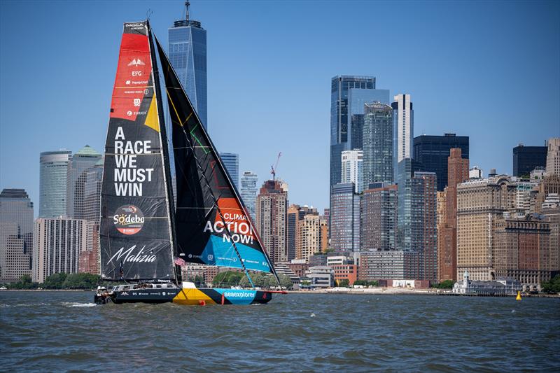 Malizia - Seaexplorer in New York City in 2024 photo copyright Marie Lefloch / Team Malizia taken at  and featuring the IMOCA class