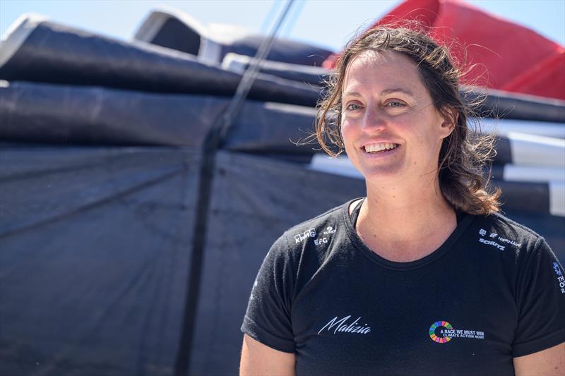 Swiss sailor Justine Mettraux is back with Team Malizia for the upcoming Ocean Race Atlantic - photo © Ricardo Pinto / Team Malizia