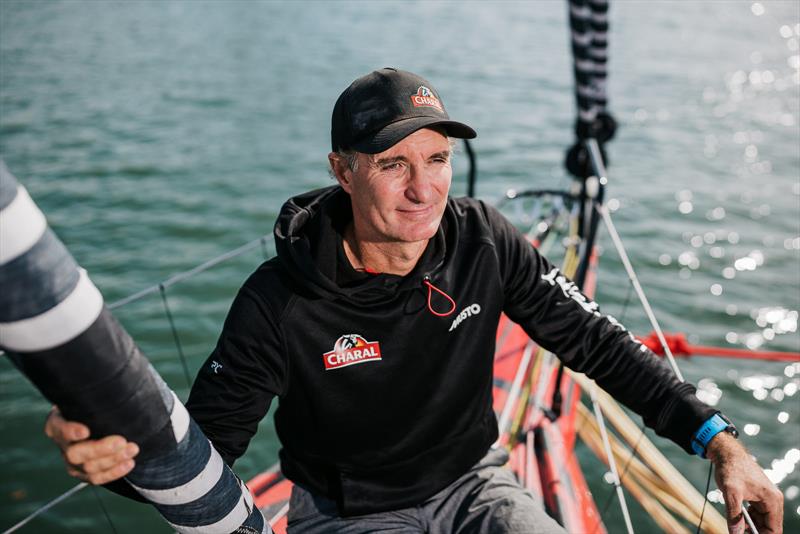 Jérémie Beyou, skipper of the IMOCA Charal photo copyright Jean-Louis Carli / Alea taken at  and featuring the IMOCA class