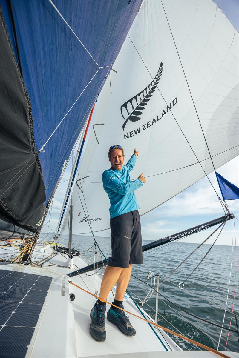 MSIG Europe - Conrad Colman - The Ocean Race Atlantic - April 2026 photo copyright Georgia Schofield taken at Royal New Zealand Yacht Squadron and featuring the IMOCA class