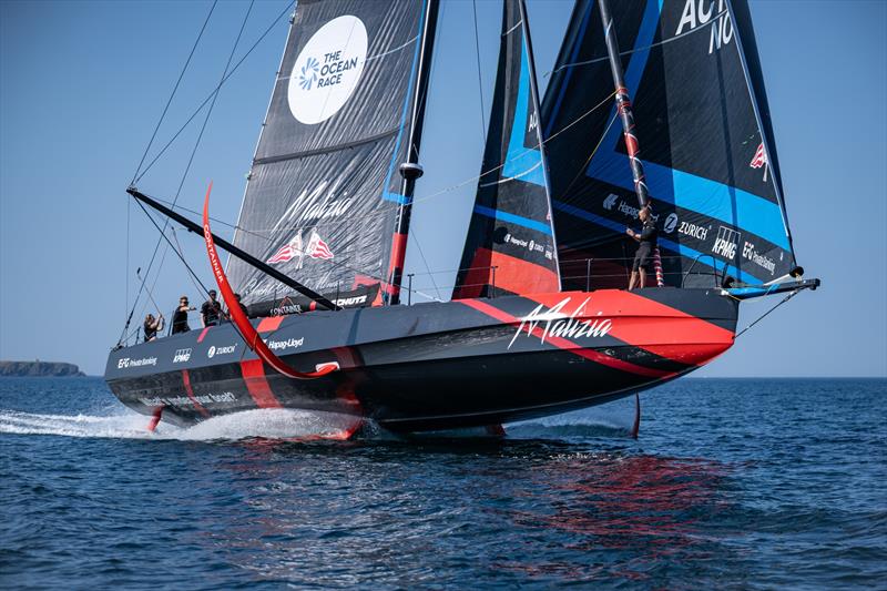 Malizia 4 test sailing photo copyright Marie Lefloch / Team Malizia taken at  and featuring the IMOCA class
