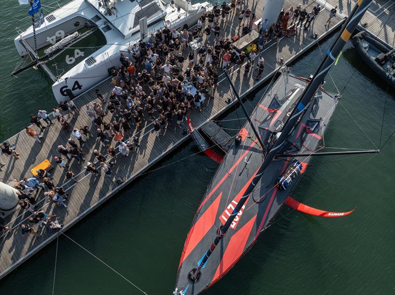 Team Malizia invited team members, partner, friends and supporters to the christening of their new Malizia 4 race yacht in Lorient - photo © Marin Le Roux | polaRYSE | Team Malizia