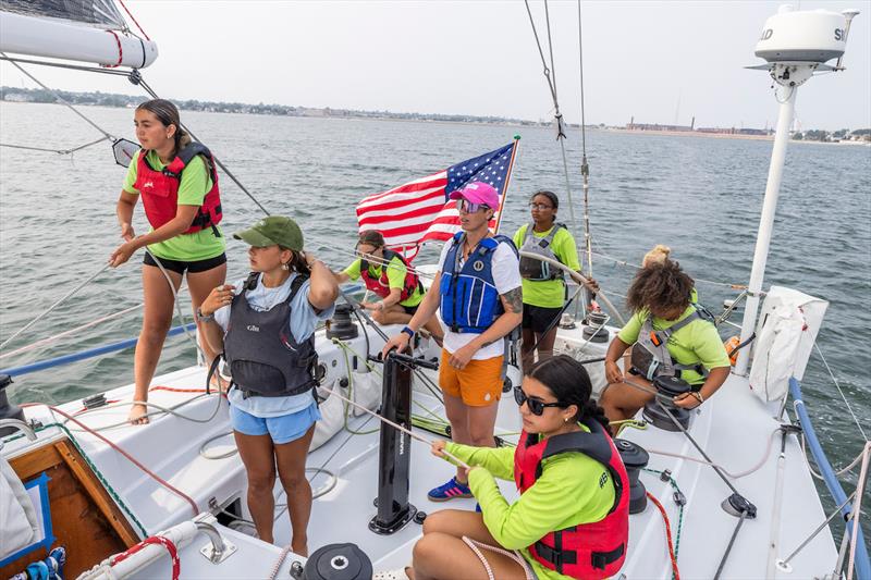 Team Francesca Clapcich Powered by 11th Hour Racing photo copyright Brian Nevins taken at  and featuring the IMOCA class