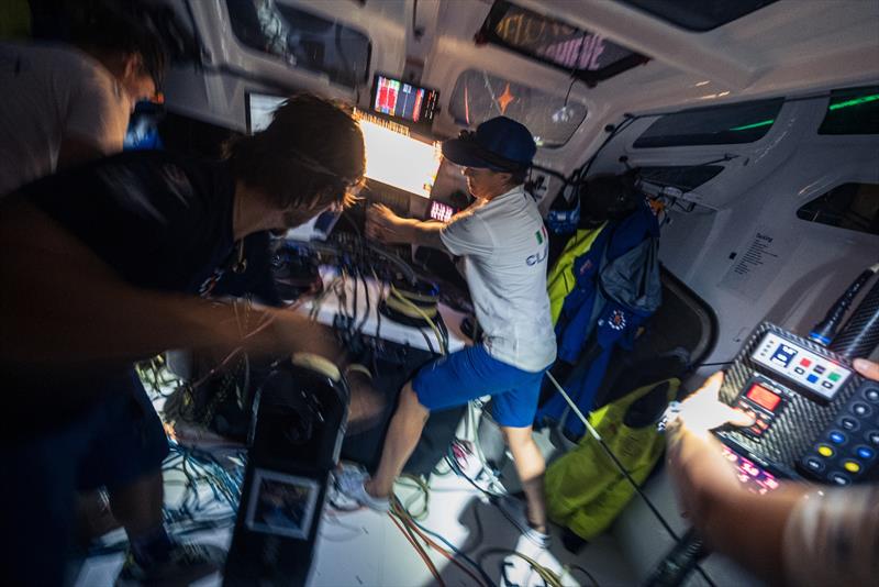 Team Francesca Clapcich Powered by 11th Hour Racing in The Ocean Race Atlantic - Day 5 - photo © Julien Champolion / polaRYSE / 11th Hour Racing / The Ocean Race