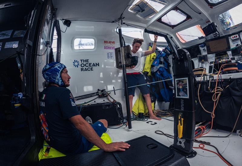Team Francesca Clapcich Powered by 11th Hour Racing in The Ocean Race Atlantic - Day 5 - photo © Julien Champolion / polaRYSE / 11th Hour Racing / The Ocean Race