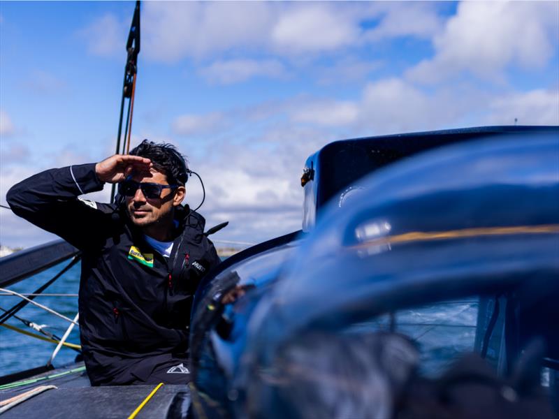 Davy Beaudart aboard Bureau Vallée - photo © Thomas Deregnieaux / Captur