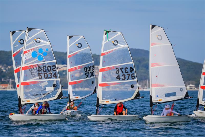 Junior One Sail Series during Sail Port Stephens 2015 photo copyright Craig Greenhill / Saltwater Images taken at Corlette Point Sailing Club and featuring the  class