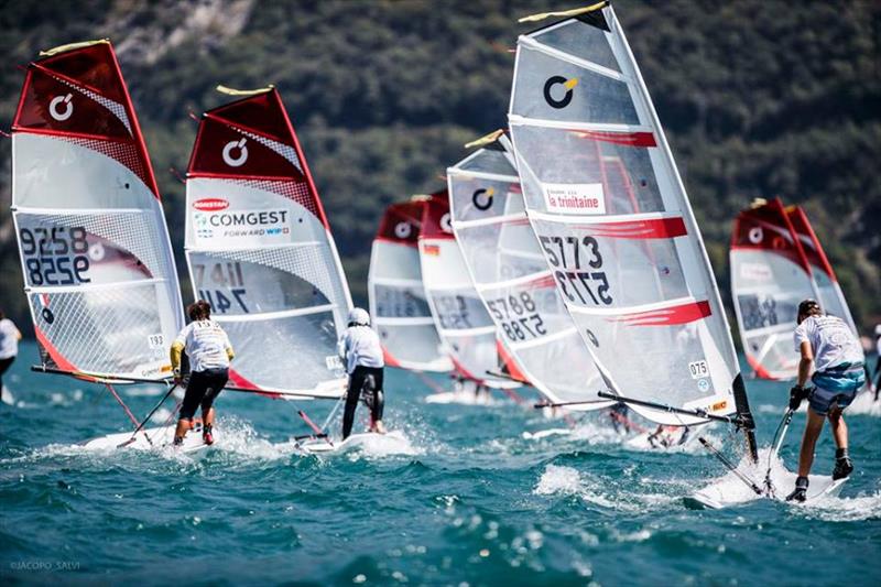 O'pen Bic Worlds at Lake Garda day 4 photo copyright Jacopo Salvi taken at Circolo Vela Arco and featuring the  class