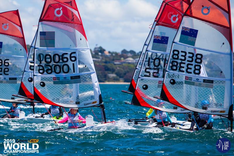 O'Pen Bic World Championships. Manly Sailing Club, New Zealand. Sunday 30 December photo copyright Suellen Davies taken at Manly Sailing Club and featuring the  class