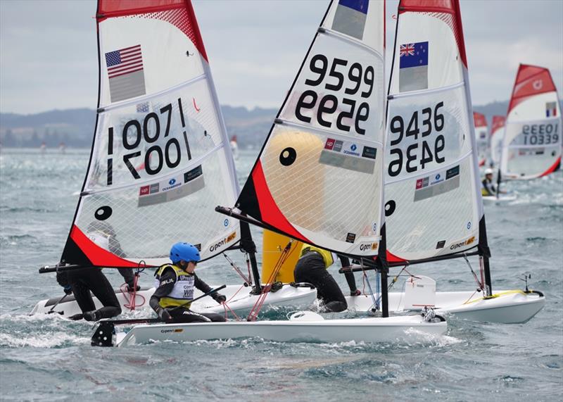 From the Slalom course - Day 4 - 2019 O'Pen BIC Worlds, Manly Sailing Club - photo © Denis Garner