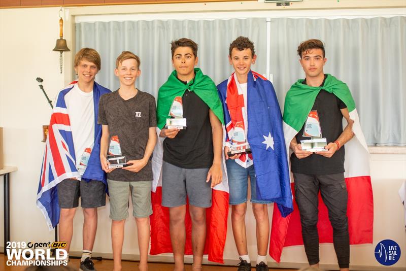 Prizegiving - O'pen BIC World Championships, Manly Sailing Club NZL, January 4, 2018 photo copyright Georgia Schofield taken at Manly Sailing Club and featuring the  class